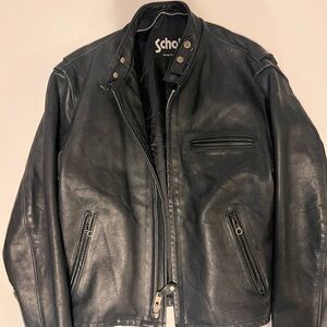 Schott NYC Black Leather Jacket